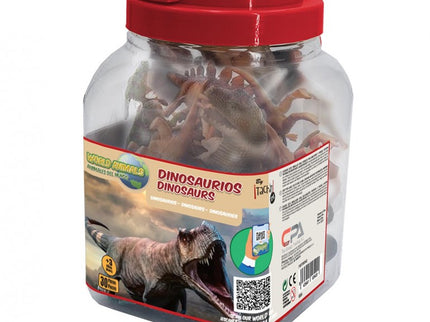 BOTE DINOSAURIOS 30 PIEZAS 6604 TACHAN