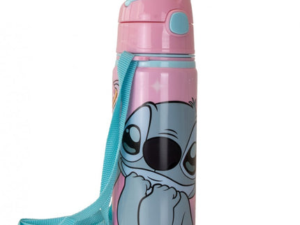 BOTELLA CON ASA 600 ML STITCH ST00131 KIDS LICENSING