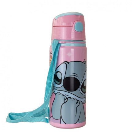 BOTELLA CON ASA 600 ML STITCH ST00131 KIDS LICENSING