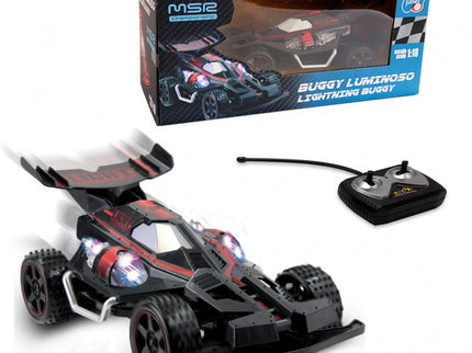BUGGY CAR NEGRO 1:18 R/C T01010 TACHAN