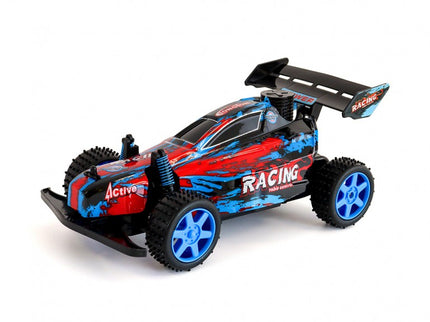 BUGGY CAR RETADOR AZUL R/C 2.4 GH 1:18 T01014 TACHAN