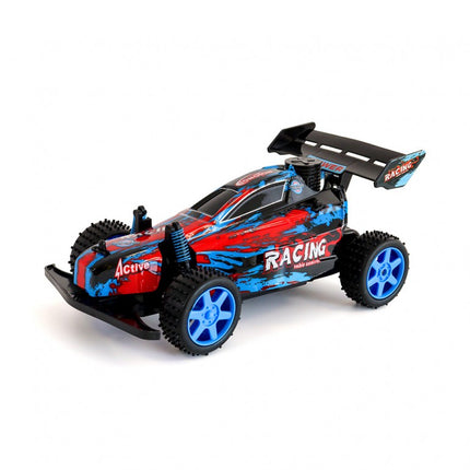 BUGGY CAR RETADOR AZUL R/C 2.4 GH 1:18 T01014 TACHAN