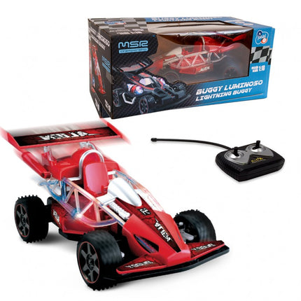 BUGGY CAR ROJO 1:18 R/C T01011 TACHAN