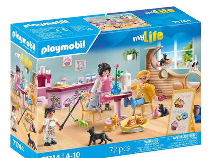CAFETERÍA PARA GATOS 71744 PLAYMOBIL