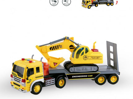 CAMION CON GRUA LUZ Y SONIDO HEROES DE CARRETERA