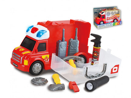 CAMION DE BOMBEROS CON EQUIPO DE RESCATE TACHAN