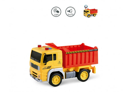 CAMION VOLQUETE LUZ-SONIDO HEROES DE CIUDAD 1:20