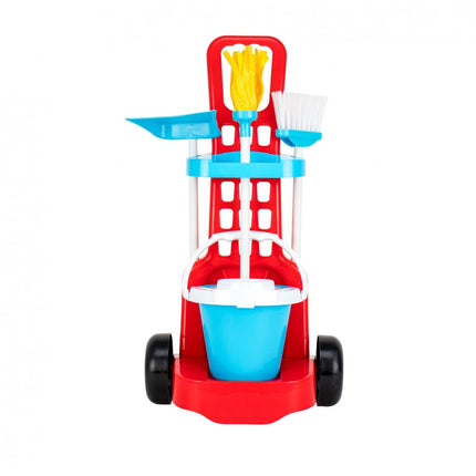 CARRITO DE LIMPIEZA ROJO GRANDE T00988