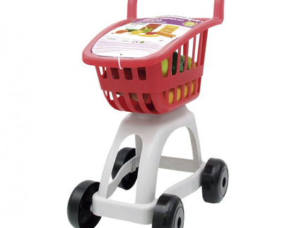 CARRITO SUPERMERCADO CON ALIMENTOS ROJO 91R TACHAN