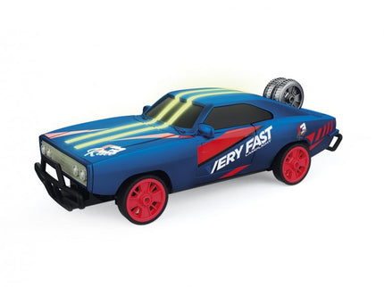 COCHE DRIFT RETRO AZUL 2.4G TACHAN