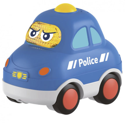 COCHE POLICIA PRESCOLAR LUCES Y SONIDOS TACHAN