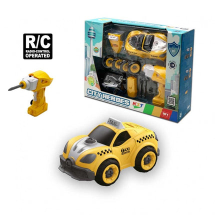 COCHE TAXI SONIDO MONTAJE ELÉCTRICO Y RC LM8071