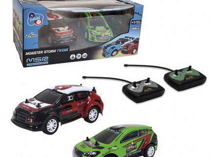 COCHES R/C RALLY STORM TWIN DOBLE FRECUENCIA 1:26 T01018 TAC
