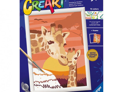 CREART SERIE D JIRAFAS AL ATARDECER 12023259 RAVENSBURGER