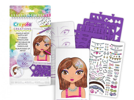 CREATIONS ALBUM MAQUILLAJE DE ESTRELLAS 04-1055 CRAYOLA