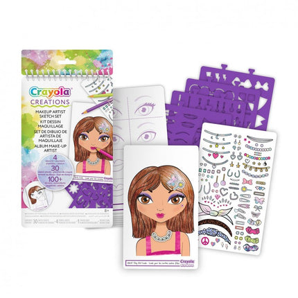 CREATIONS ALBUM MAQUILLAJE DE ESTRELLAS 04-1055 CRAYOLA