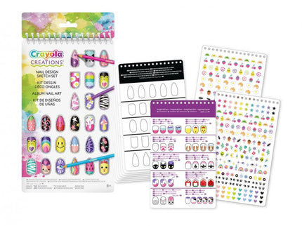 CREATIONS ALBUM NAIL ART 04-1275 CRAYOLA
