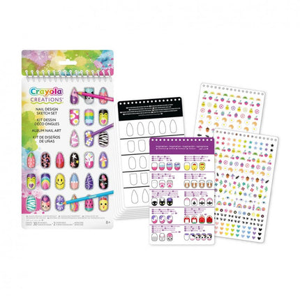 CREATIONS ALBUM NAIL ART 04-1275 CRAYOLA