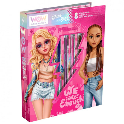 CUADERNO Y BOLIS METÁLICOS WOW GENERATION WOW00143 KIDS