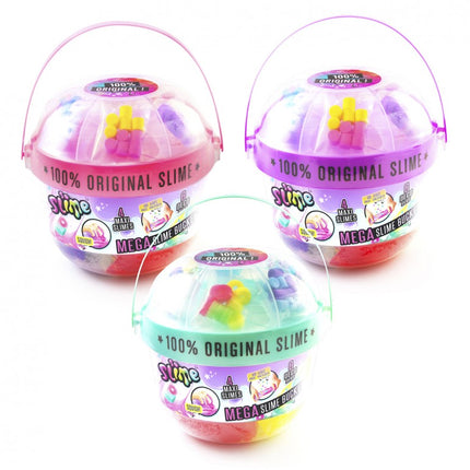 CUBO DE 4 SLIMES CON 6 DECORACIONES SSC394 CANAL TOYS