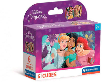 CUBOS 6 DISNEY PRINCESS 40660 CLEMENTONI