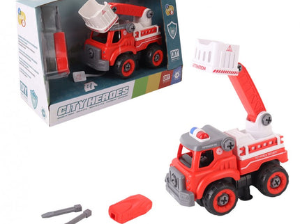 DIY CAMION BOMBEROS CONSTRUCCION 33PZAS T01023