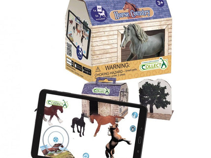 DROP SET MINI ESTABLO (INCLUYE 3 CABALLOS MINI Y TARJETA DE