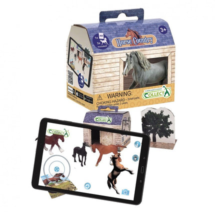 DROP SET MINI ESTABLO (INCLUYE 3 CABALLOS MINI Y TARJETA DE