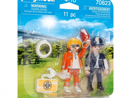 DUO PACK DOCTOR Y POLICÍA 70823 PLAYMOBIL