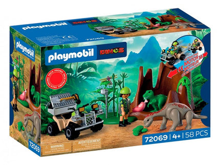 ESCONDITE DE DINOSAURIO 72069 PLAYMOBIL