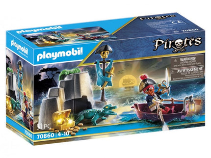 ESCONDITE DEL TESORO PIRATA 70860 PLAYMOBIL PIRATES