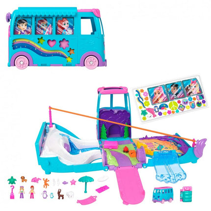 ESTUCHE FURGONETA AVENTURA ANIMAL POLLY POCKET JCC22