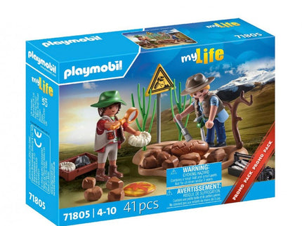 EXCAVACIÓN PALEONTOLÓGICA PROMO PACKS 71805 PLAYMOBIL