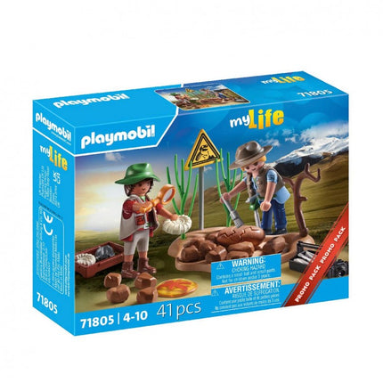 EXCAVACIÓN PALEONTOLÓGICA PROMO PACKS 71805 PLAYMOBIL