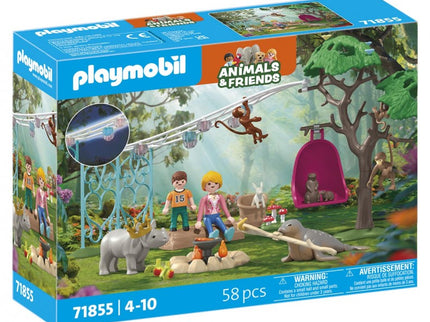 FIESTA DE CUMPLEAÑOS ANIMALS Y FRIENDS 71855 PLAYMOBIL