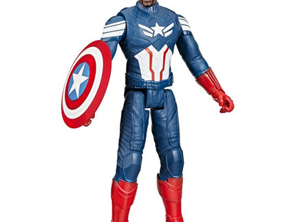 FIGURA CAPITÁN AMÉRICA TITAN HERO F9276 HASBRO