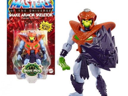 FIGURA SKELETOR ARMADURA SERPIENTE MOTU HKM68 MATTEL