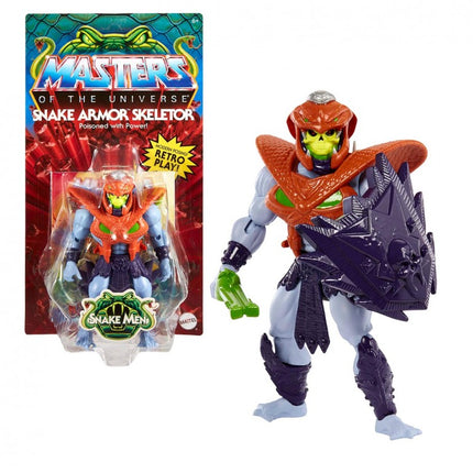 FIGURA SKELETOR ARMADURA SERPIENTE MOTU HKM68 MATTEL
