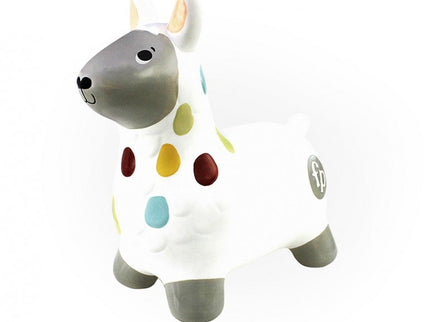 FISHER PRICE: LLAMA SALTARINA CON HINCHADOR
