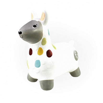 FISHER PRICE: LLAMA SALTARINA CON HINCHADOR