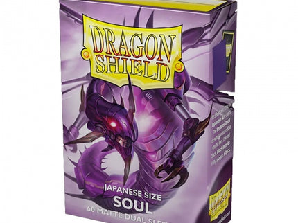 Fundas Small Matte Metallic Purple & Black (60 Unidades) - Dragon Shield
