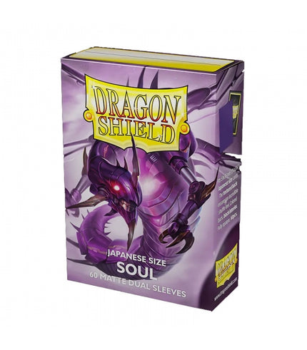 Fundas Small Matte Metallic Purple & Black (60 Unidades) - Dragon Shield