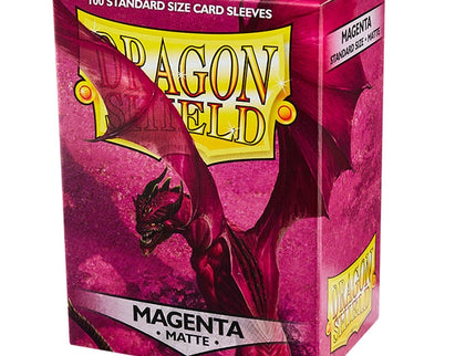 Fundas Standard Matte Pink Magenta (100 fundas) Dragon Shield.