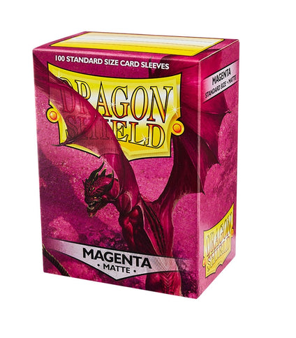 Fundas Standard Matte Pink Magenta (100 fundas) Dragon Shield.