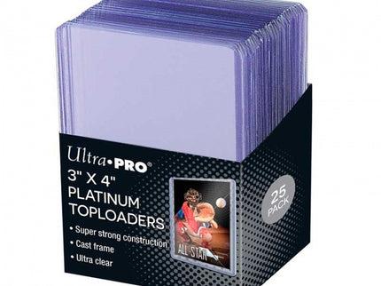 Fundas Standard Ultra Clear Platinum Toploader (25 Unidades) - Ultra Pro