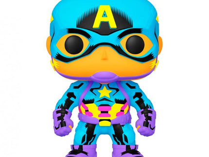 FUNKO POP FIGURA CAPITAN AMERICA BLACK LIGHT 48845
