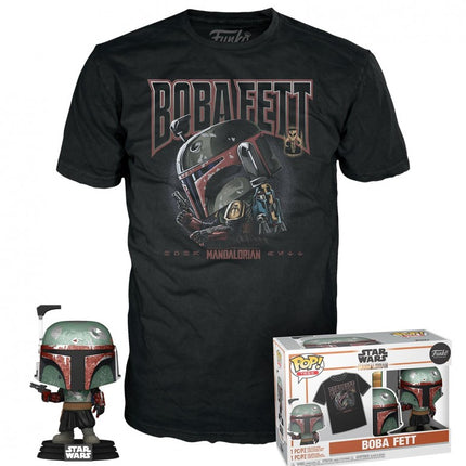FUNKO POP & TEE BOBA FEET -STAR WARS- TALLA M 63389