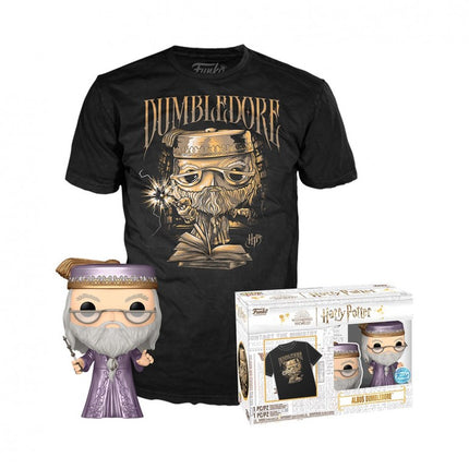 FUNKO POP & TEE DUMBLEDORE -HARRY POTTER- TALLA S 76922