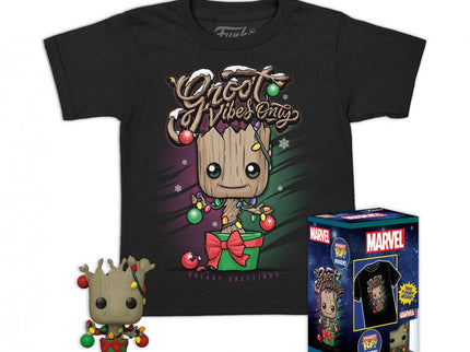 FUNKO POP & TEE HOLIDAY GROOT TALLA L 72955 MARVEL