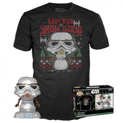 FUNKO POP & TEE STORMTROOPER NAVIDAD -SW- TALLA M 72845